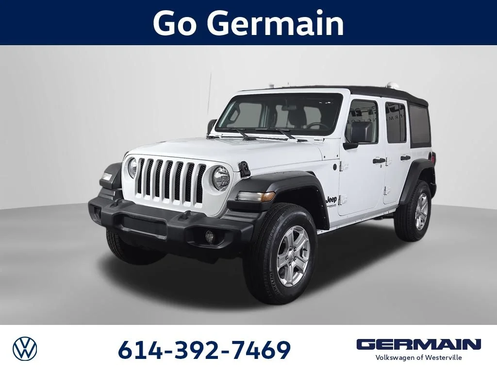 Used 2022 White Jeep Unlimited Sport S image 1