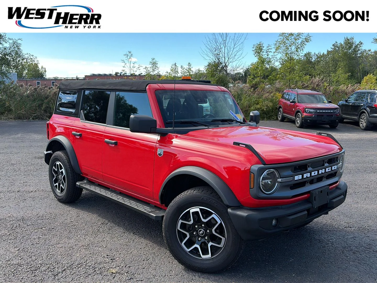 Used 2021 Race Red Ford Big Bend image 1