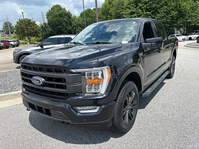 Used 2022 Agate Black Metallic Ford Lariat image 4