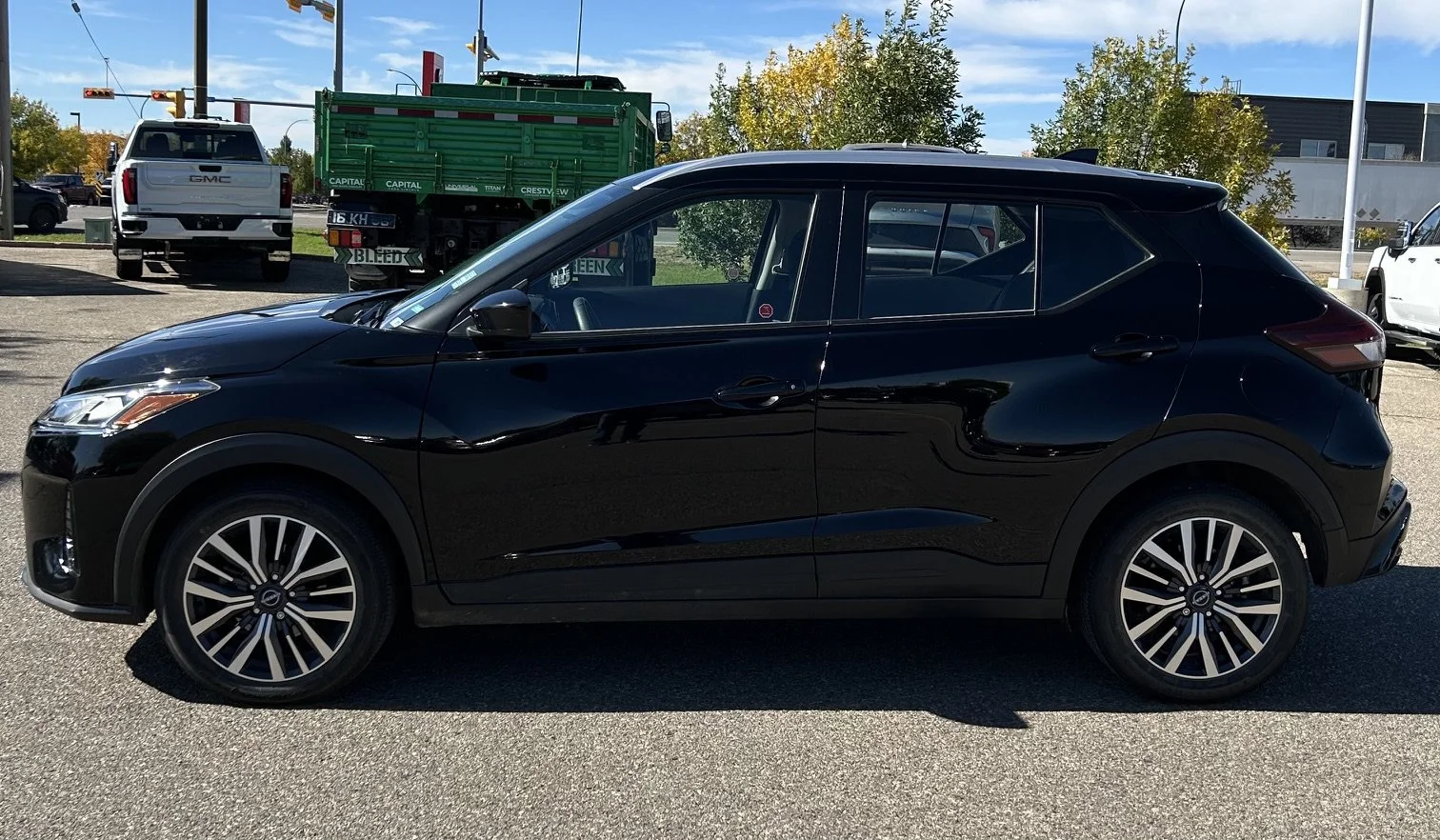 Used 2024 Black Nissan SV image 2