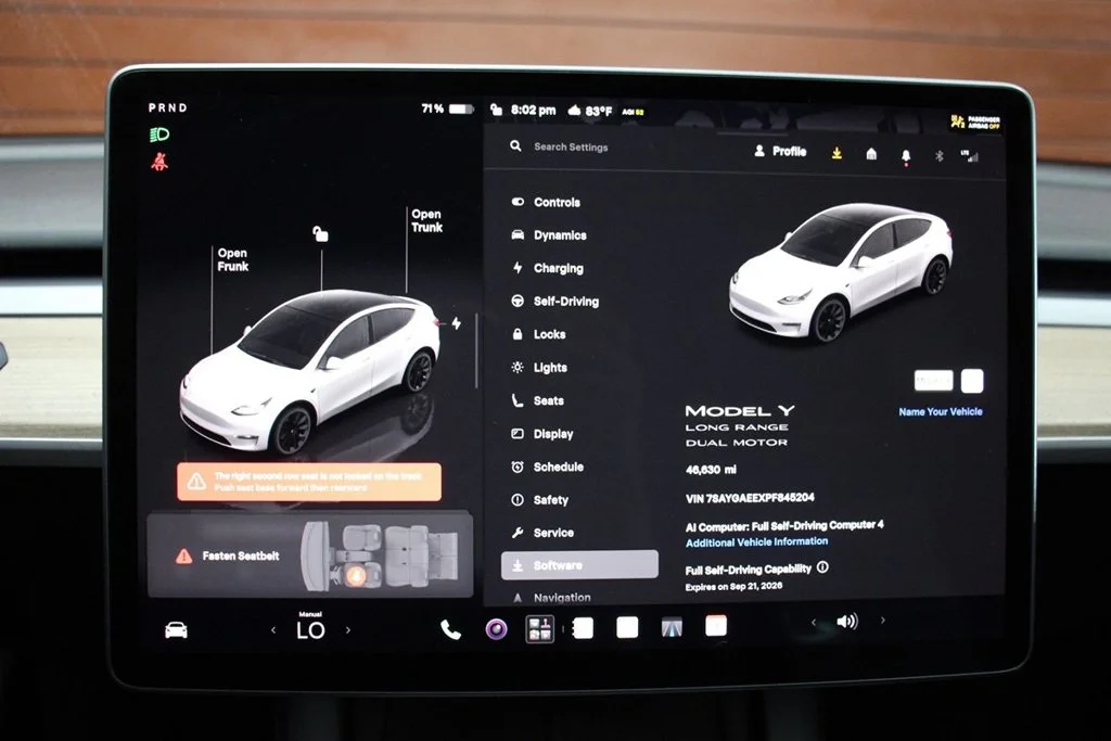 Used 2023 Pearl White Multi-Coat Tesla Long Range image 23