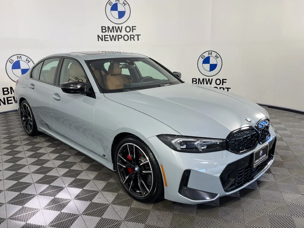 Certified Used 2025 Gray Metallic BMW M340i xDrive image 1