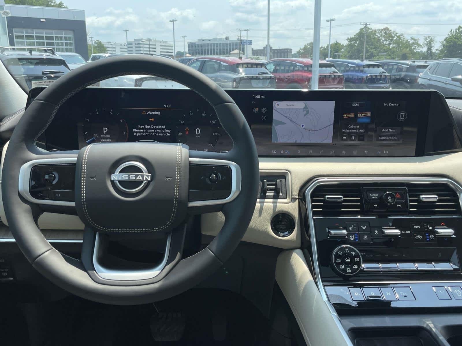 New 2026 Everest White Pearl Tricoat/Super Black Nissan Platinum Reserve image 2