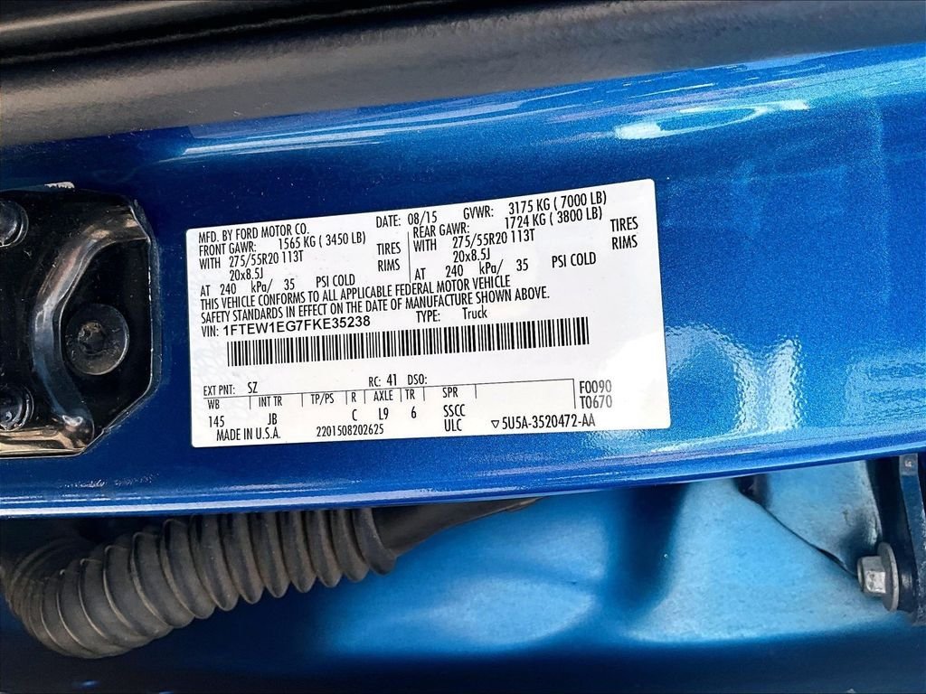 Used 2015 Blue Ford XLT image 23