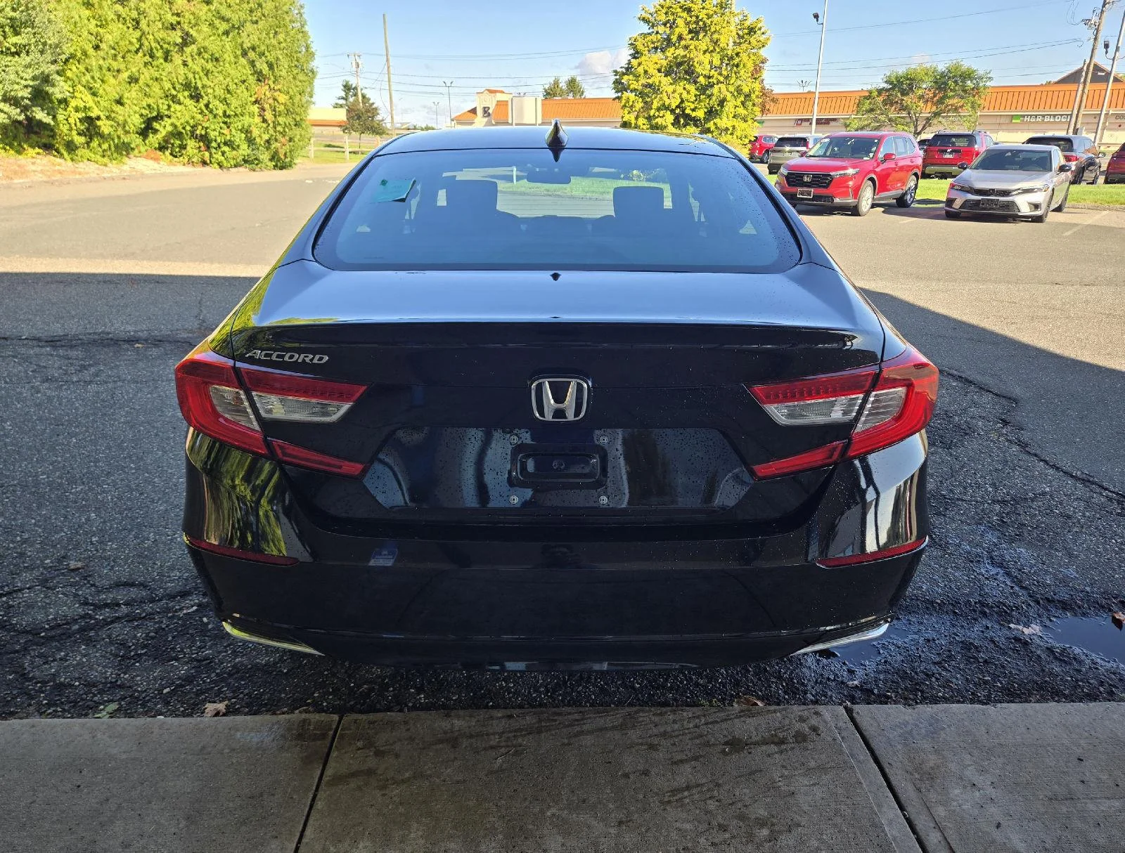 Used 2021 Crystal Black Pearl Honda LX image 3