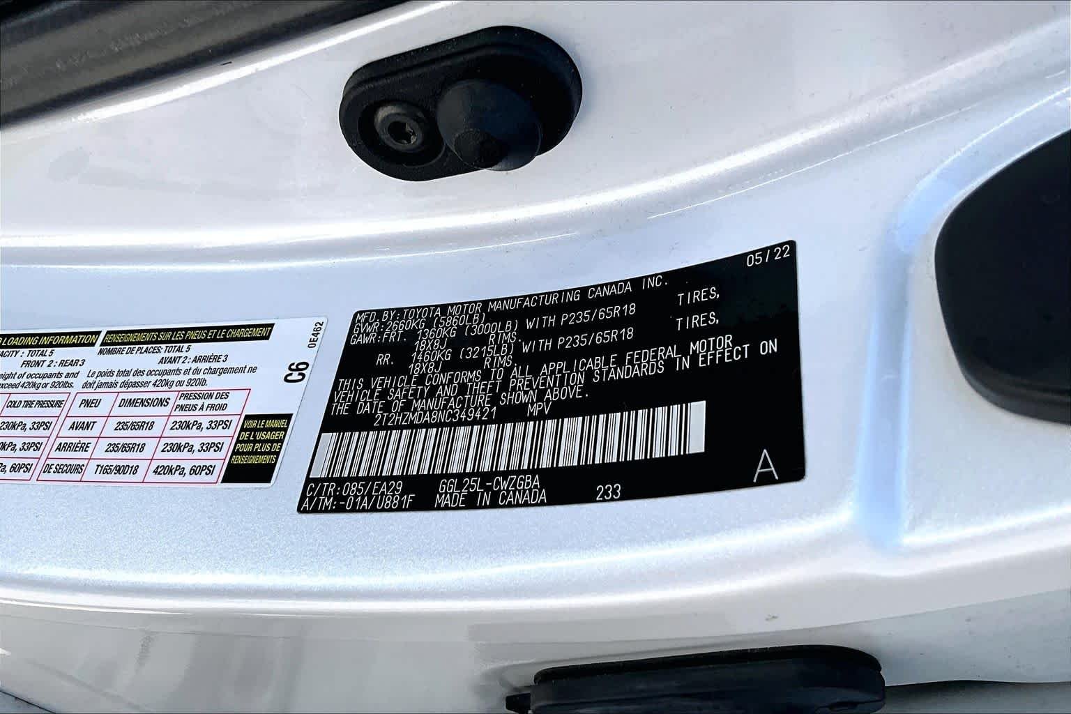 Used 2022 Eminent White Pearl Lexus  image 35
