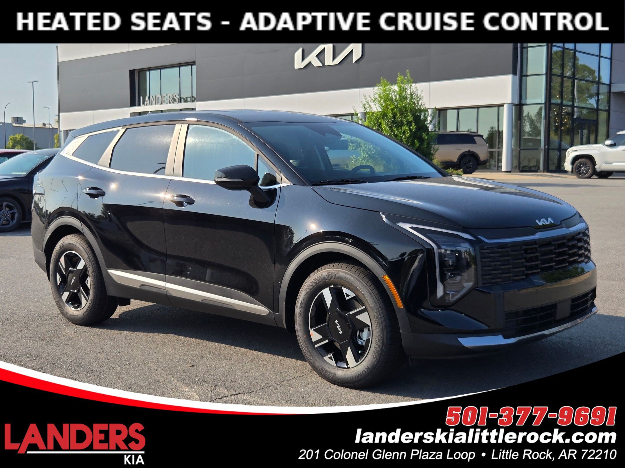 New 2026 Ebony Black Kia LX image 1