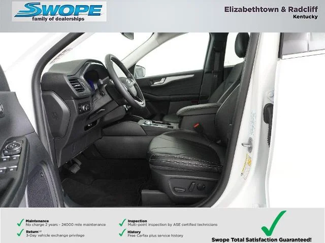New 2025 Star White Metallic Tri-coat Ford Plug-in Hybrid image 17
