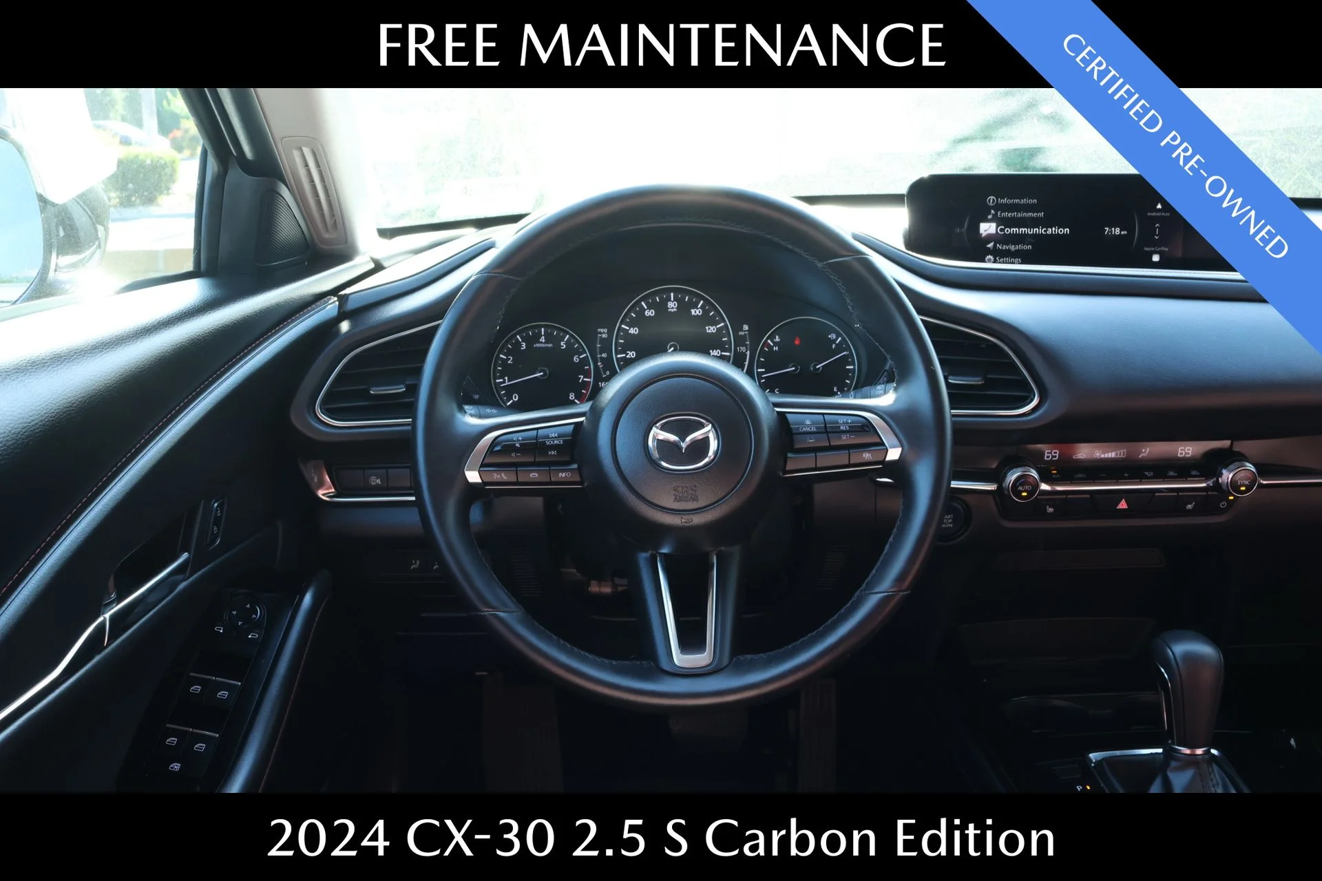 Certified Used 2024 Gray Mazda 2.5 S Carbon Edition image 8