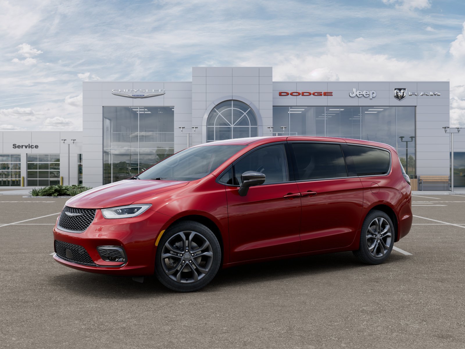 New 2026 Red Hot Pearl-Coat Exterior Paint Chrysler Select image 3