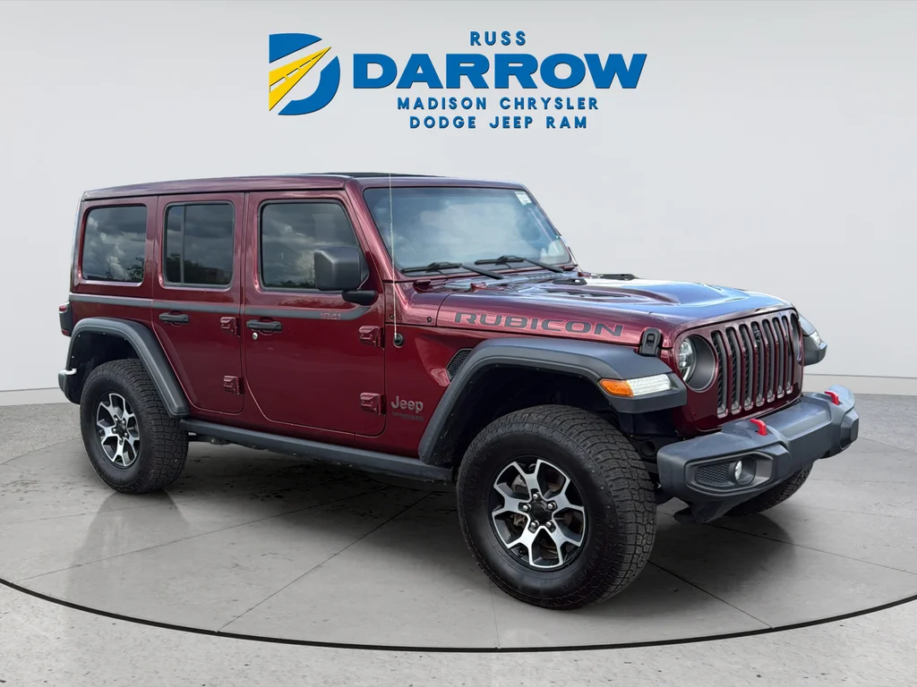 Used 2021 Red Jeep Unlimited Rubicon image 7