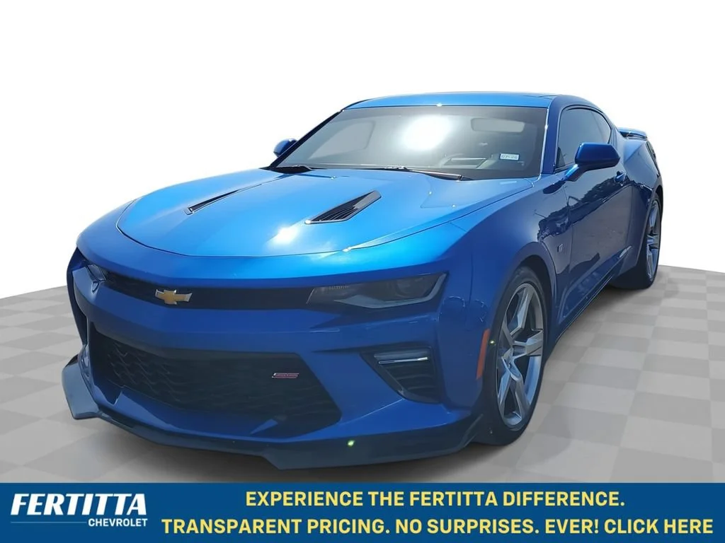 Certified Used 2017 HYPER BLUE METALLIC Chevrolet 2SS image 1