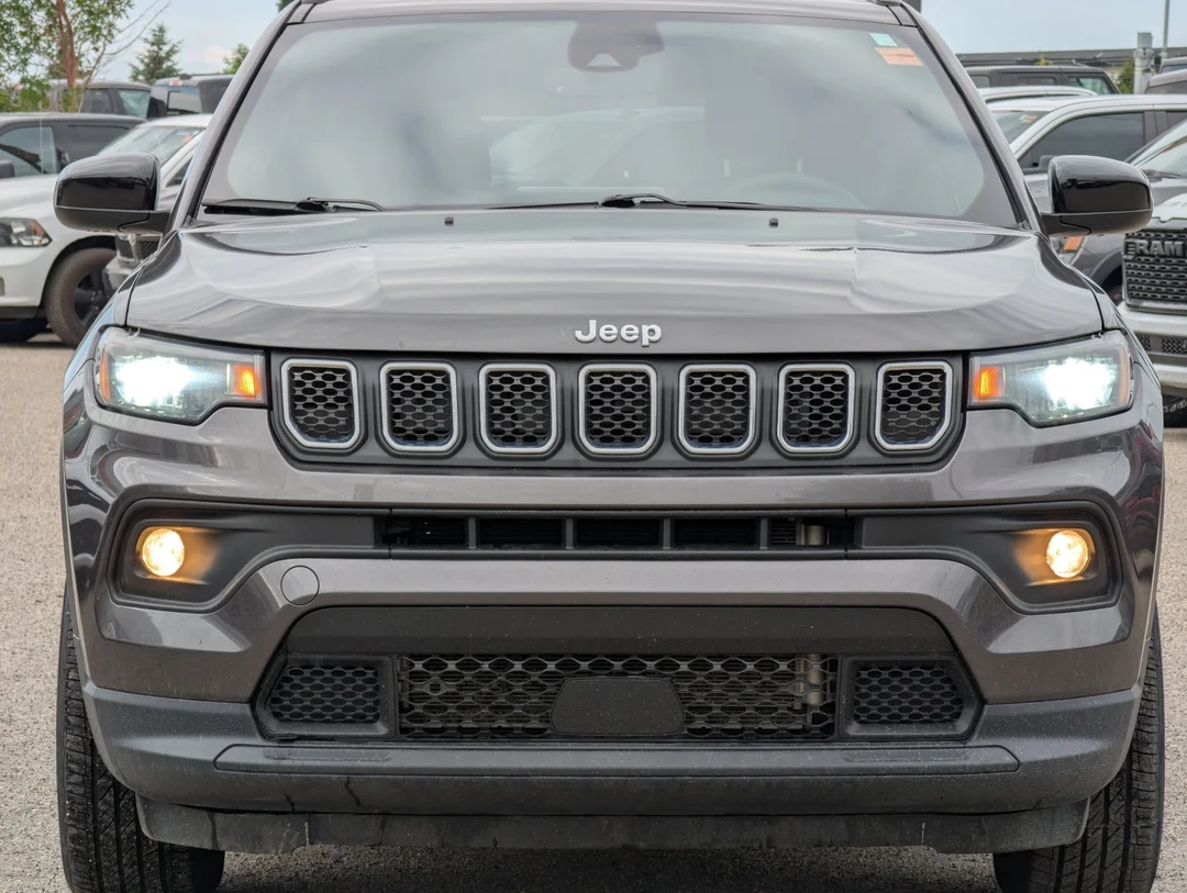 Used 2023 Grey Jeep North - - 4x4 - Blind Spot Monitor - Forward Collision Warning - Lane Keep Assist & More! image 3