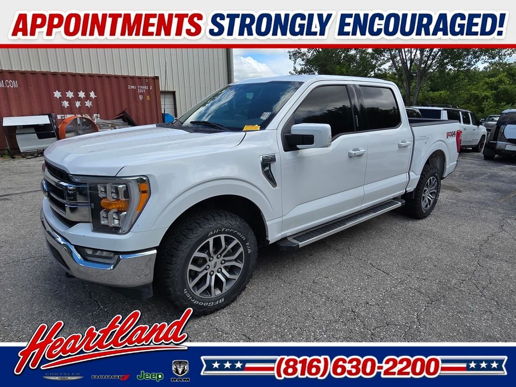 Used 2022 Ford F-150 Lariat with VIN 1FTFW1E58NKD44741 for sale in Kansas City