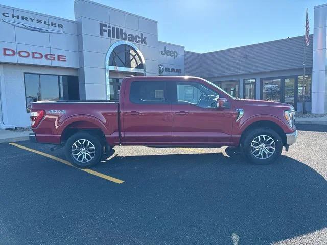 Used 2021 Red Metallic Ford Lariat image 8