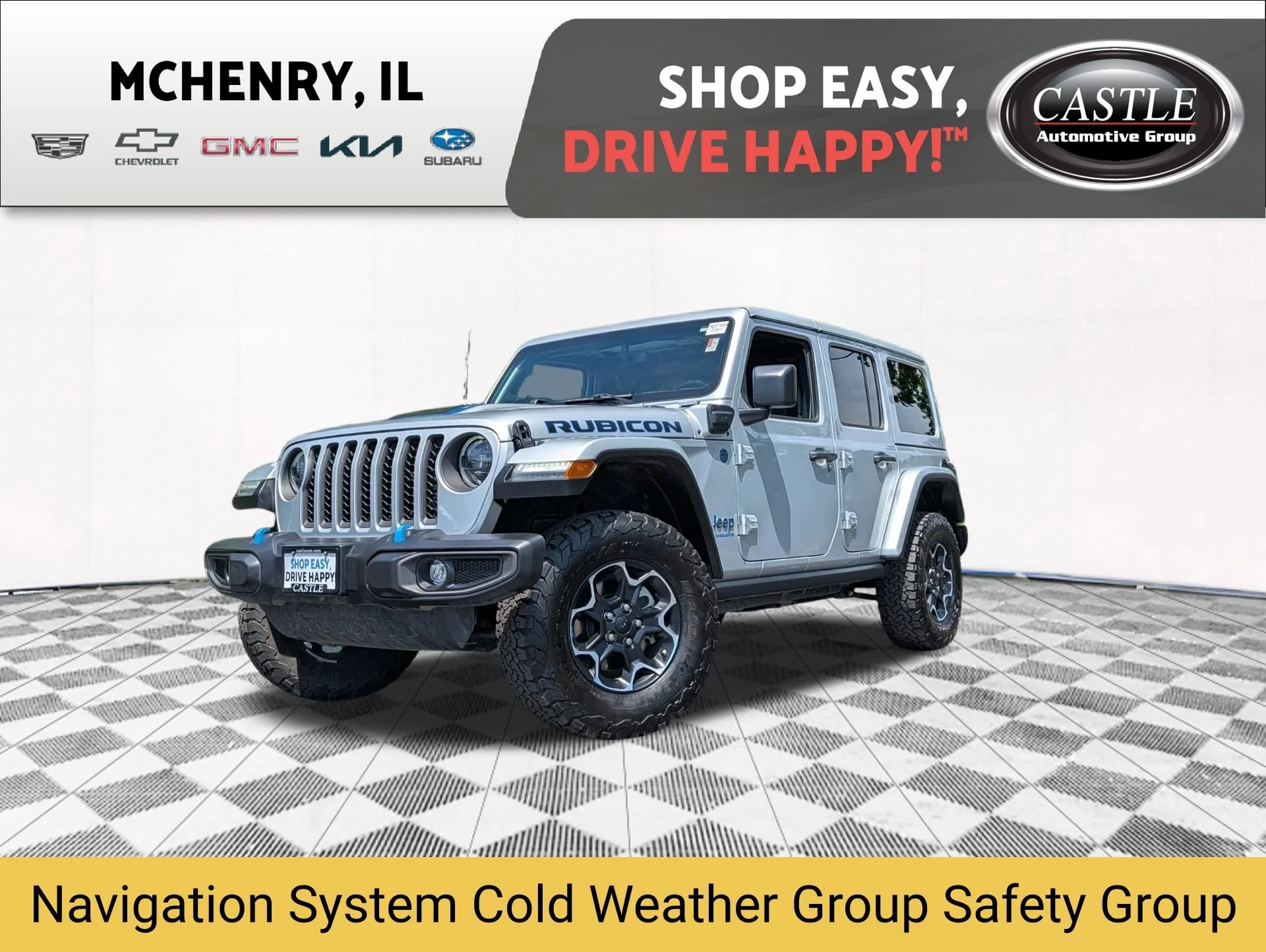 Used 2023 Silver Jeep Rubicon 4x4 image 1
