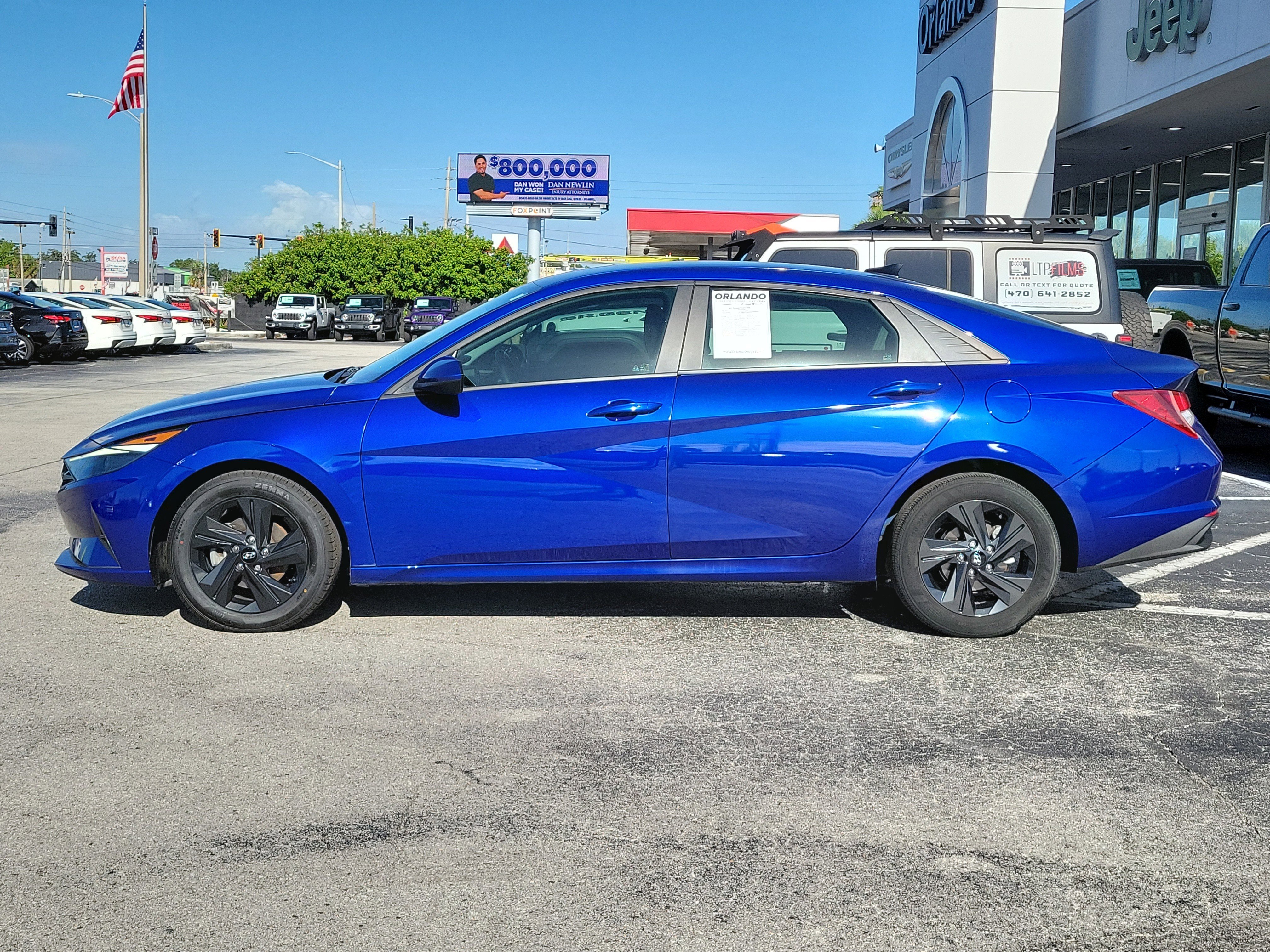 Used 2023 Intense Blue Hyundai SEL image 4