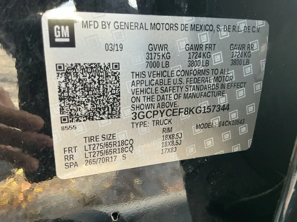 Used 2019 BLACK Chevrolet Custom Trail Boss image 30