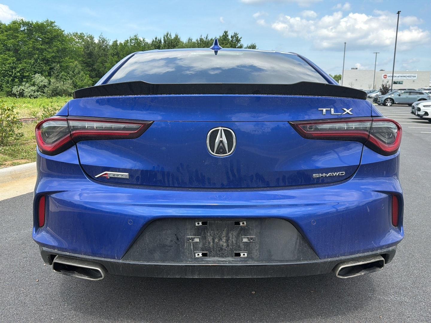 Used 2022 Apex Blue Pearl Acura SH-AWD w/A-SPEC image 2
