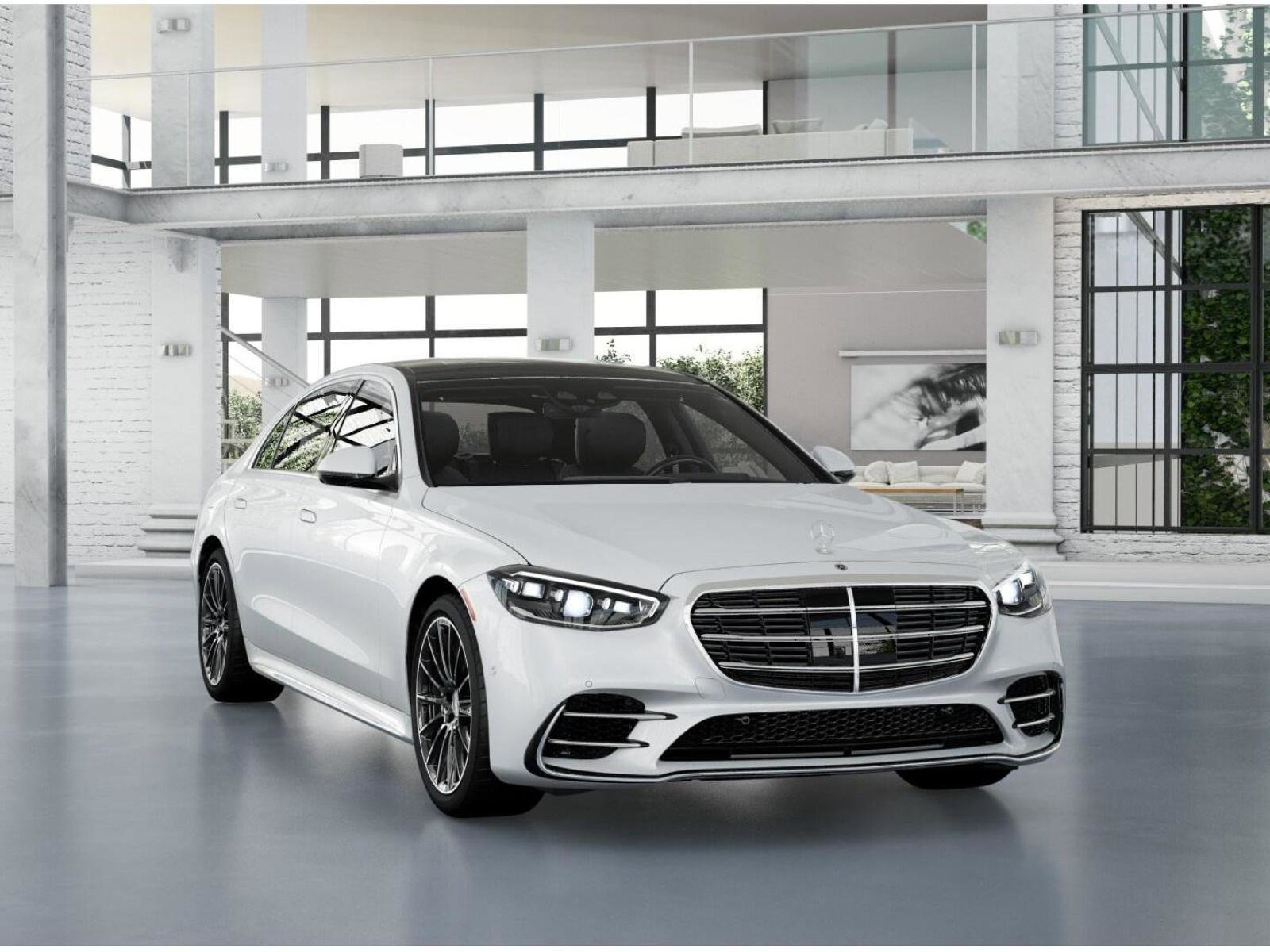 New 2026 MANUFAKTUR Moonlight White Metallic Mercedes-Benz S 580 image 9