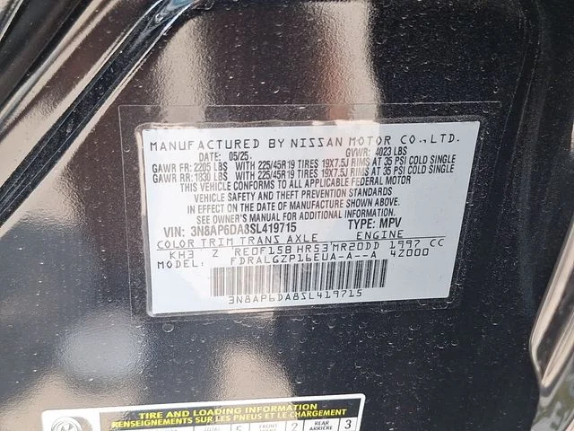 Certified Used 2025 Black Nissan SR image 30