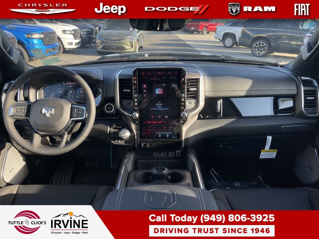 New 2026 Forged Blue Metallic Exterior Paint RAM Laramie image 12