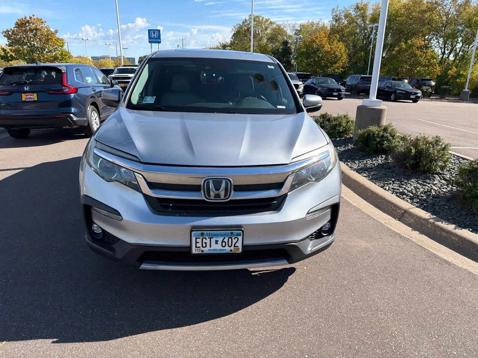 Certified 2020 Honda Pilot EX-L with VIN 5FNYF6H58LB008096 for sale in Hopkins, MN