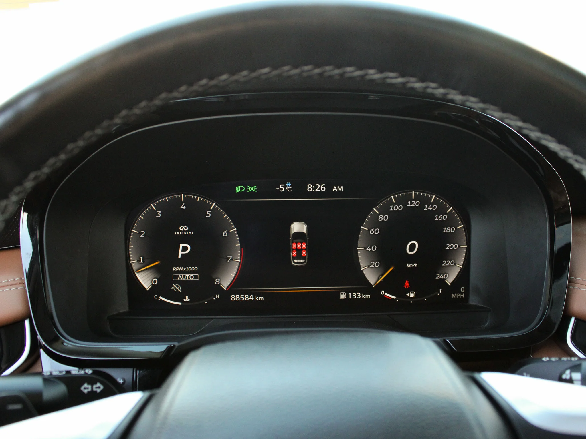 Certified Used 2023 White INFINITI Sensory * No Accidents | Head-Up Display | Heated Brown Seats | Winter Tires | 3M PPF image 7