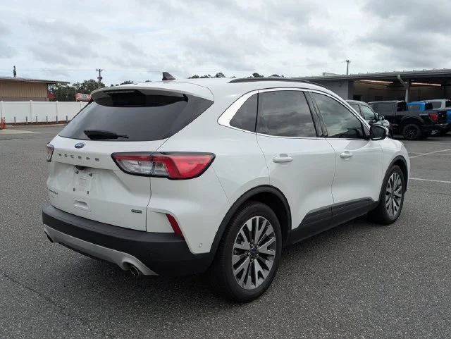 Certified Used 2020 White Ford Titanium image 3