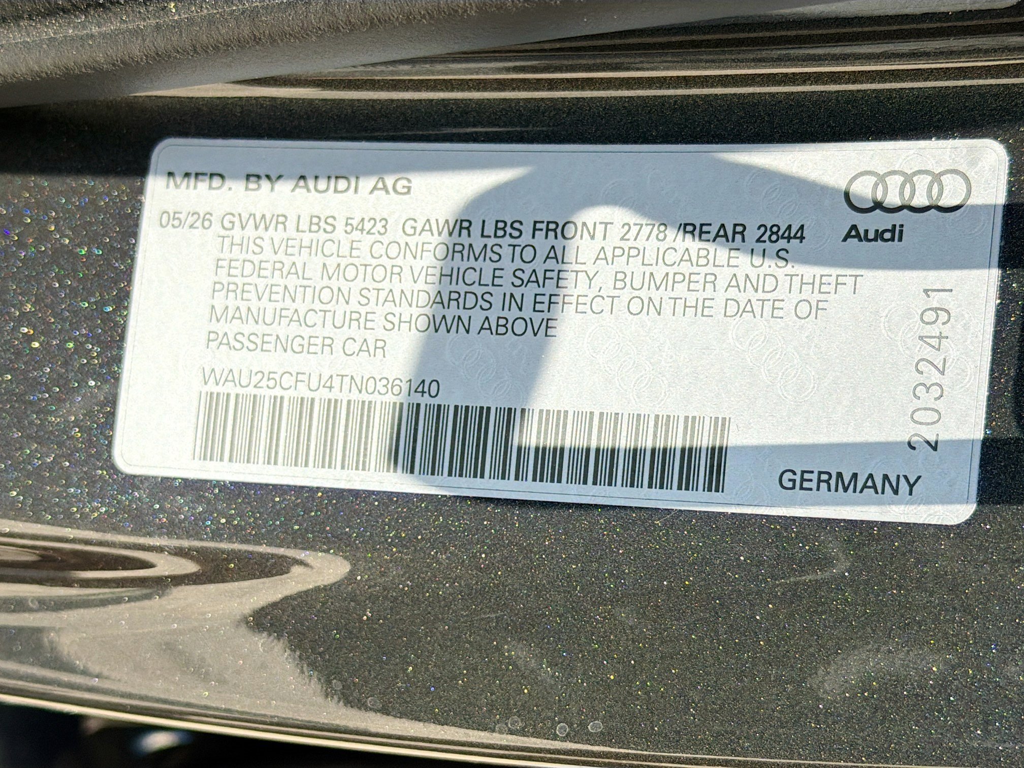 New 2026 Daytona Gray Pearl Effect Audi Premium Plus image 40