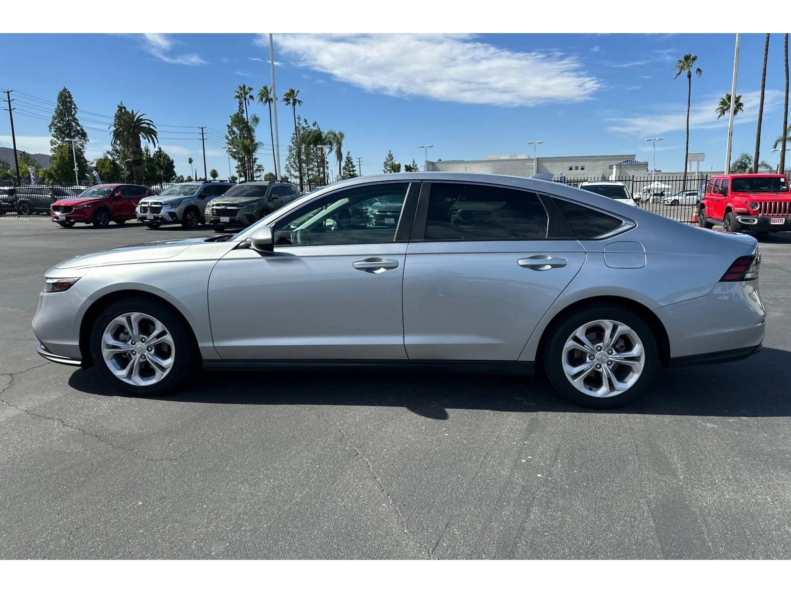 Used 2024 Solar Silver Metallic Honda LX image 2