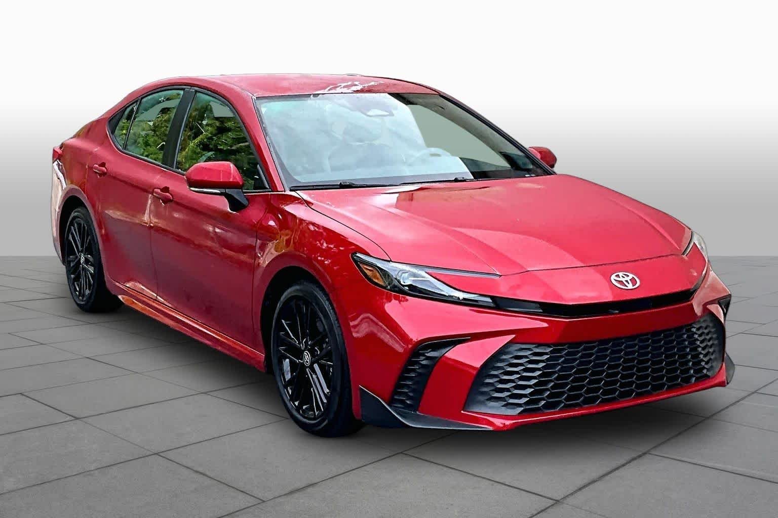 Used 2025 Supersonic Red Toyota SE image 3