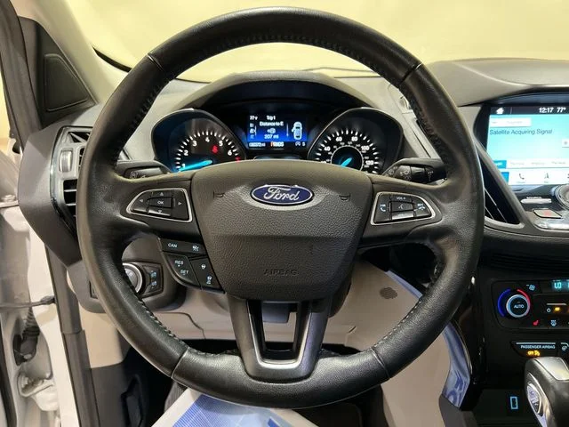 Used 2019 White Platinum Clearcoat Metallic Ford Titanium image 10