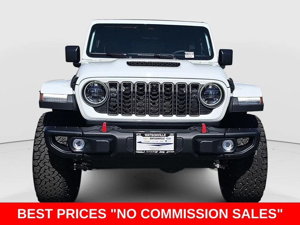 New 2026 Bright White Clear-Coat Exterior Paint Jeep Rubicon X image 8