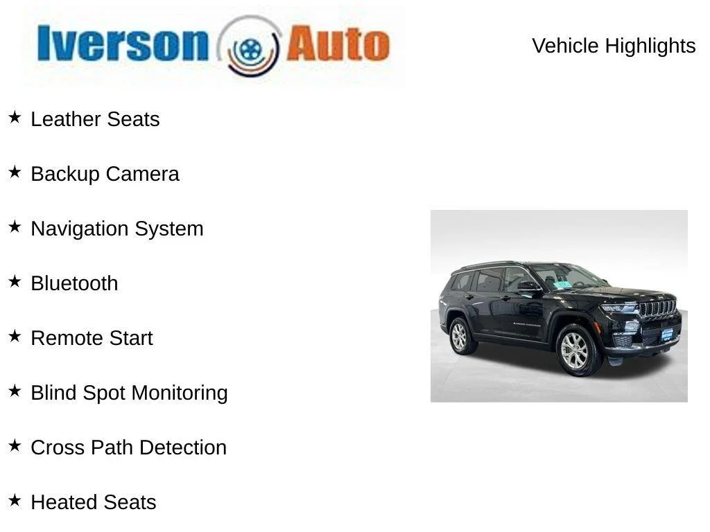 Used 2023 Diamond Black Crystal Pearlcoat Jeep Limited image 2