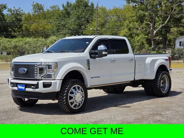 Used 2022 White Metallic Ford Platinum image 4
