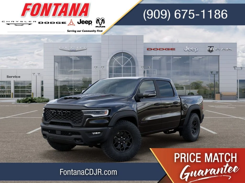 New 2026 Diamond Black Crystal Pearl-Coat Exterior Paint RAM RHO image 1