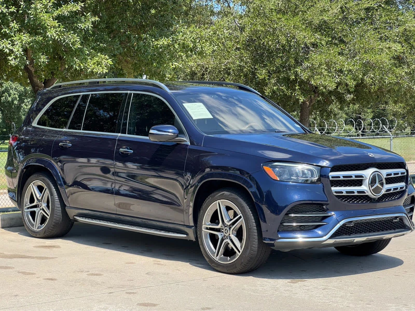 Used 2022 Lunar Blue Metallic Mercedes-Benz GLS 450 image 4
