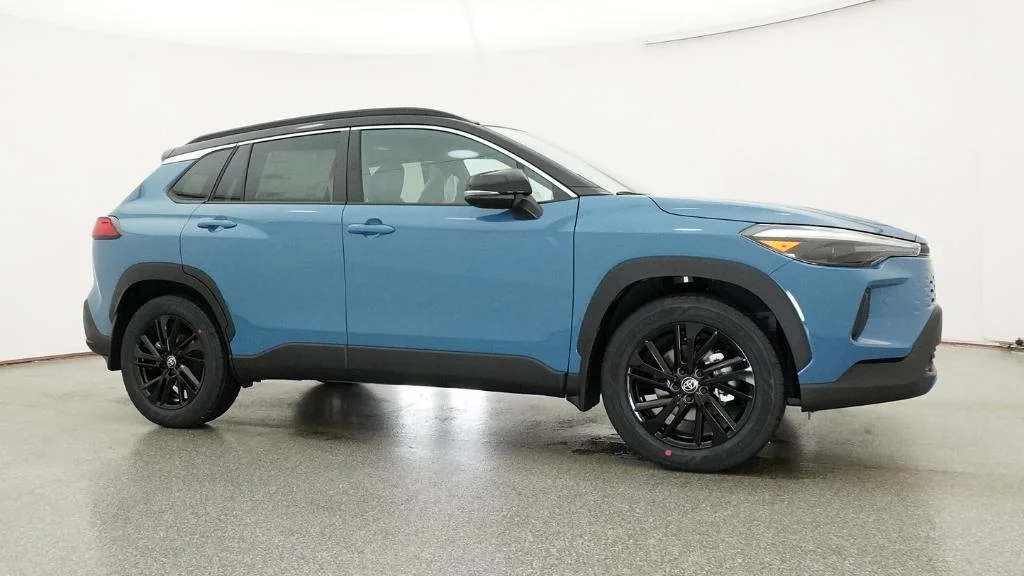 New 2026 Cavalry Blue with Jet Black roof Toyota Hybrid XSE image 45
