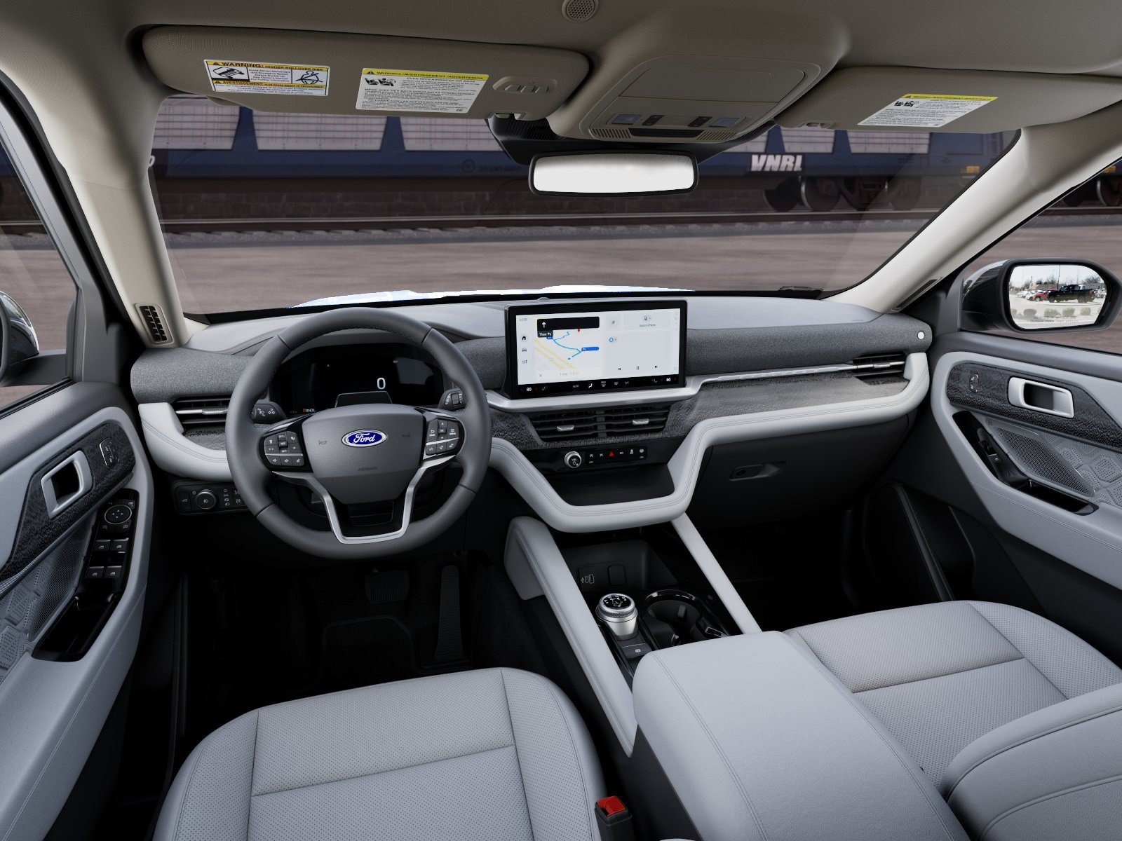 New 2027 Star White Metallic Tri-Coat Ford Platinum image 9