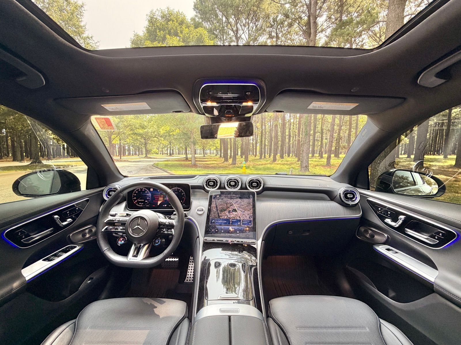 Certified Used 2026 MANUFAKTUR Alpine Gray Mercedes-Benz GLC 43 AMG® image 2