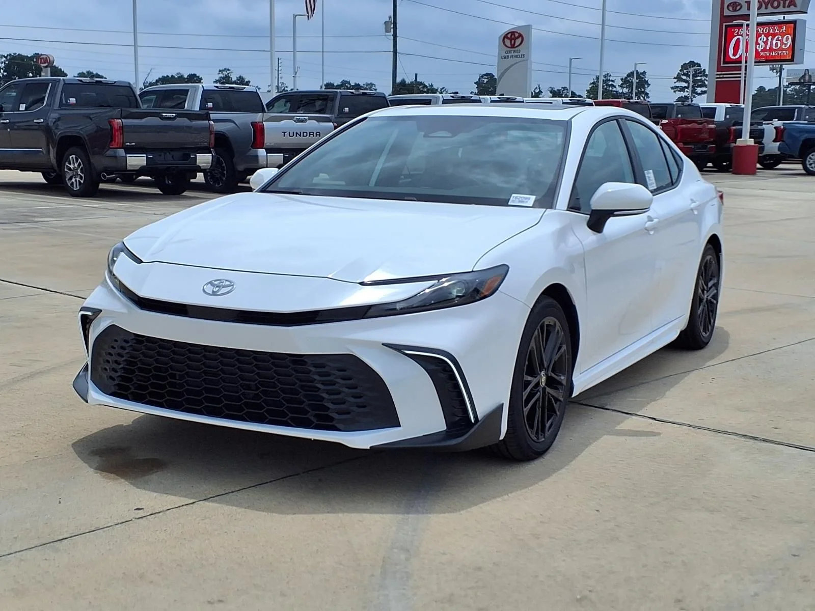 New 2026 White Toyota SE image 3