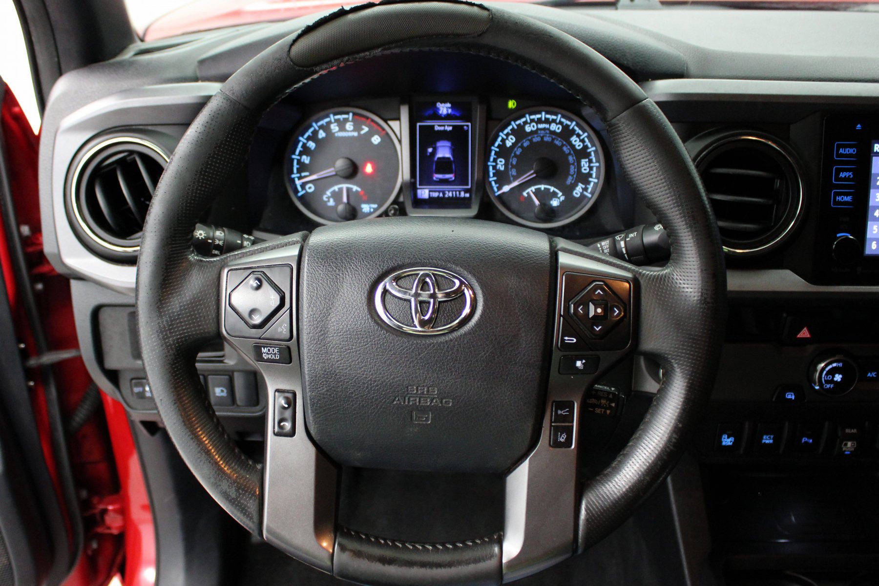 Used 2018 Barcelona Red Metallic Toyota TRD Sport Double Cab 5