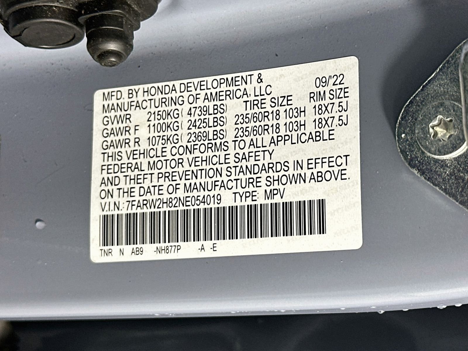 Used 2022 Gray Honda EX-L image 32