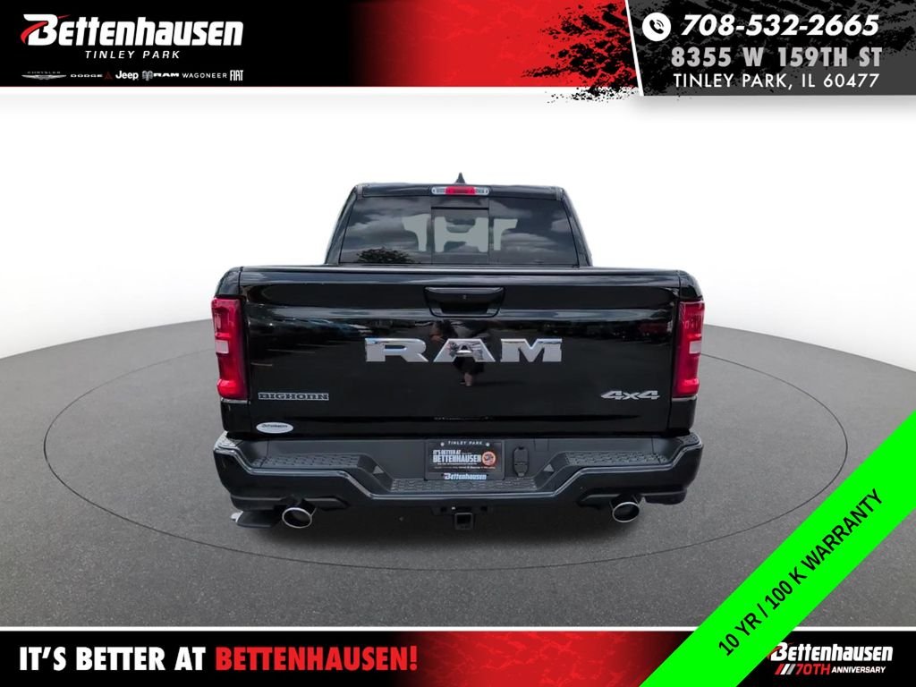 New 2026 Diamond Black Crystal Pearl-Coat Exterior Paint RAM Big Horn/Lone Star image 8