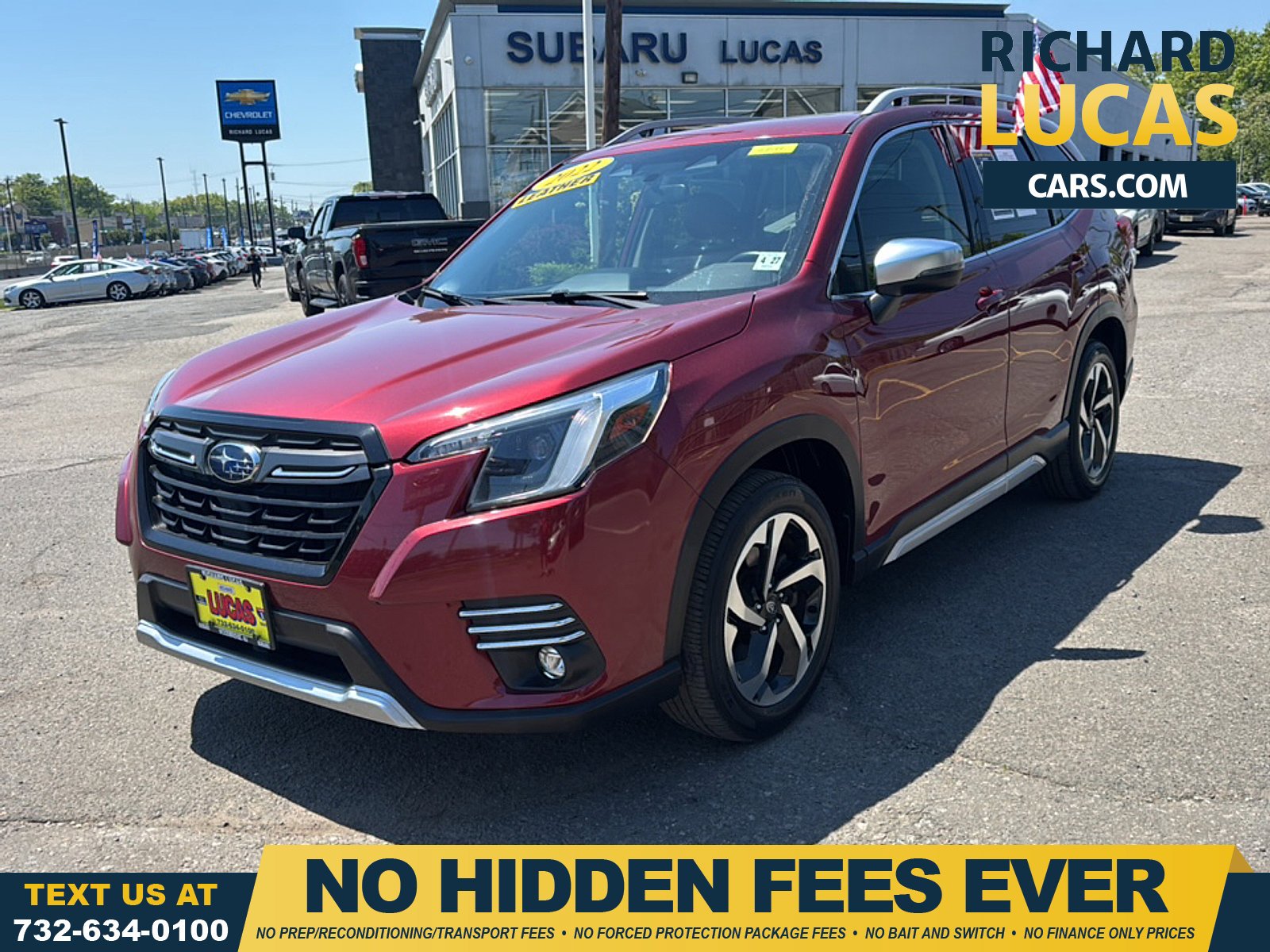 Crimson Red Pearl 2022 Subaru Forester Touring Crossover AWD SUV / Crossover All-Wheel Drive
