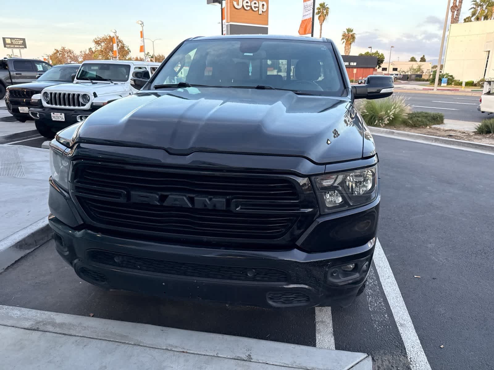 Used 2019 Diamond Black Crystal Pearlcoat Ram Big Horn/Lone Star image 3