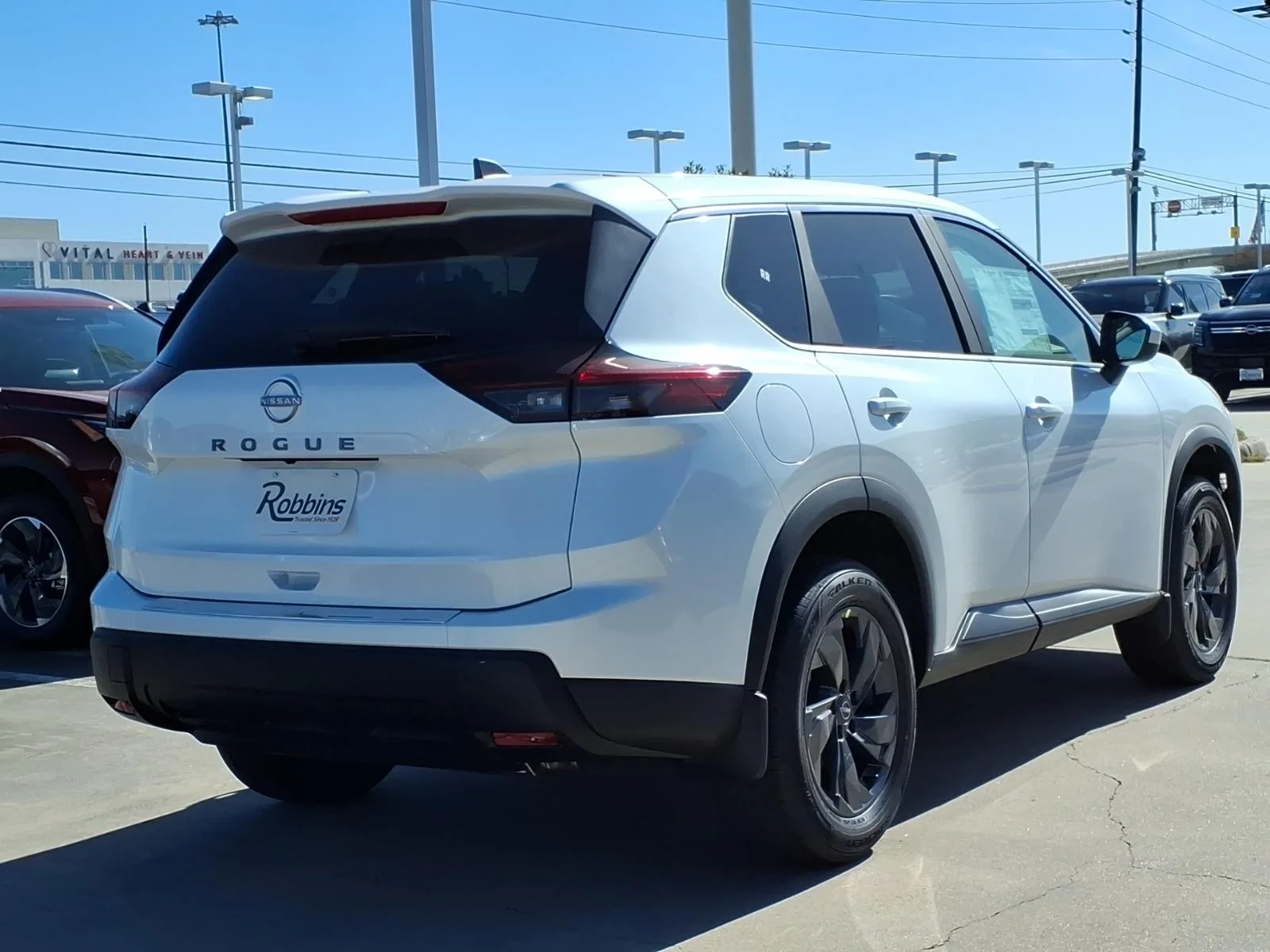 2026 Nissan Rogue SV White at Robbins Nissan