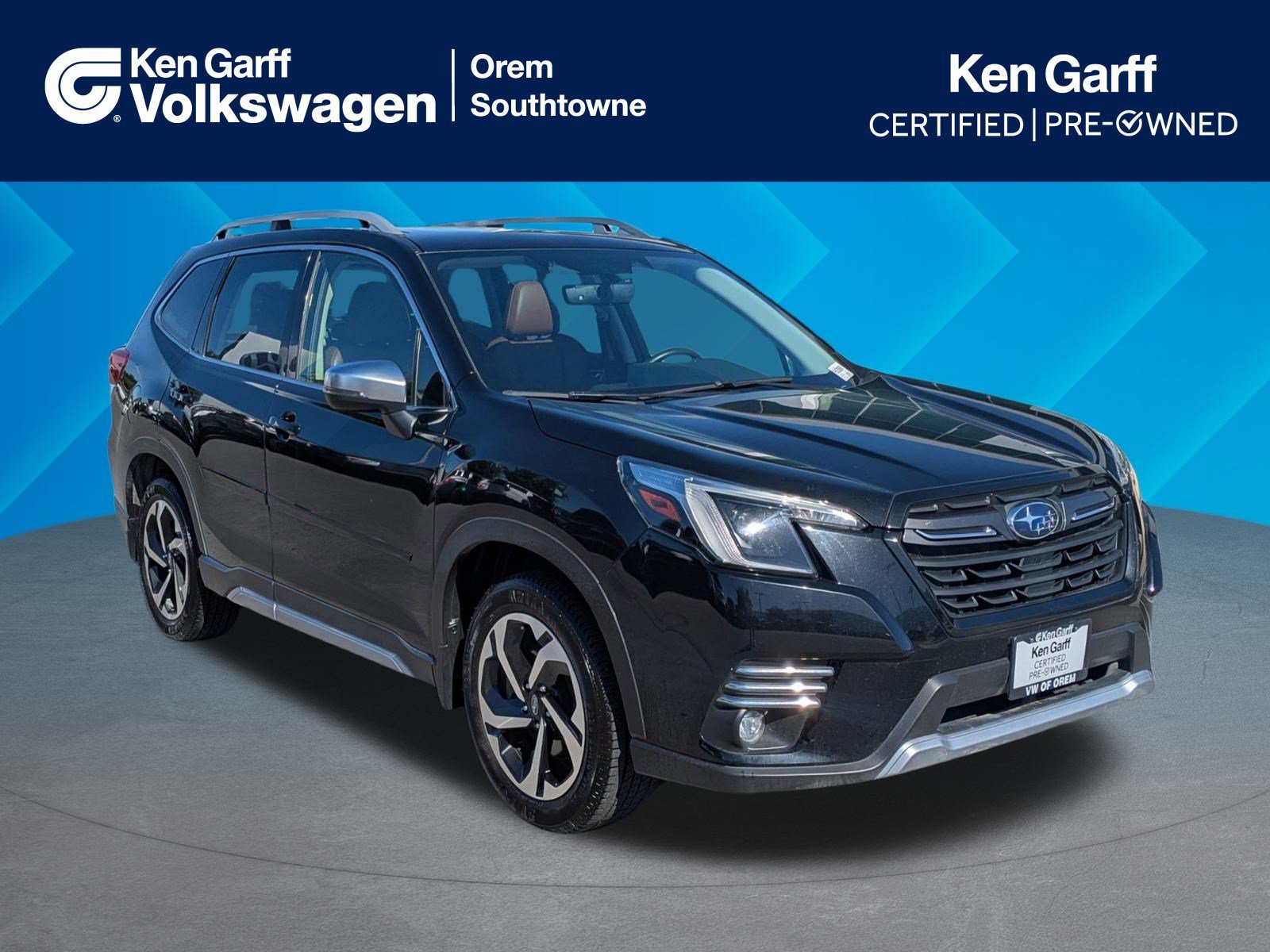 Used 2023 Crystal Black Silica Subaru Touring image 1