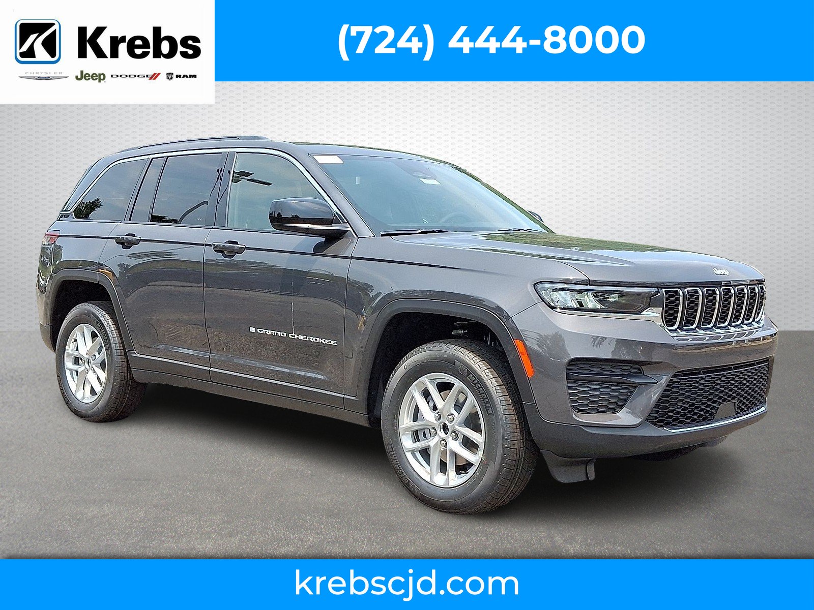 New 2026 Baltic Gray Metallic Clear-Coat Exterior Paint Jeep Laredo X 4x4 image 1